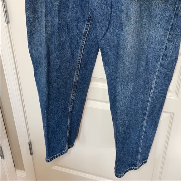 donated … Final Price 100% Cotton Big Mans Blue Denim Jeans 46x30 Work Jeans - Picture 5 of 11